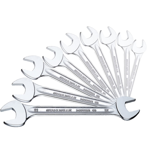 Set: Double open ended Wrench No.10/9N 9-pcs.